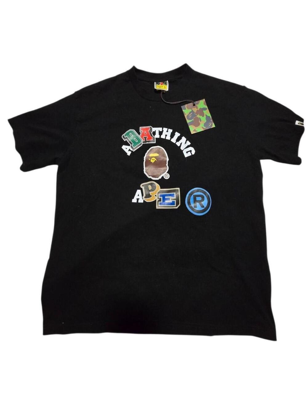 A Bathing Ape (BAPE) Men's Black and Multi Shirt